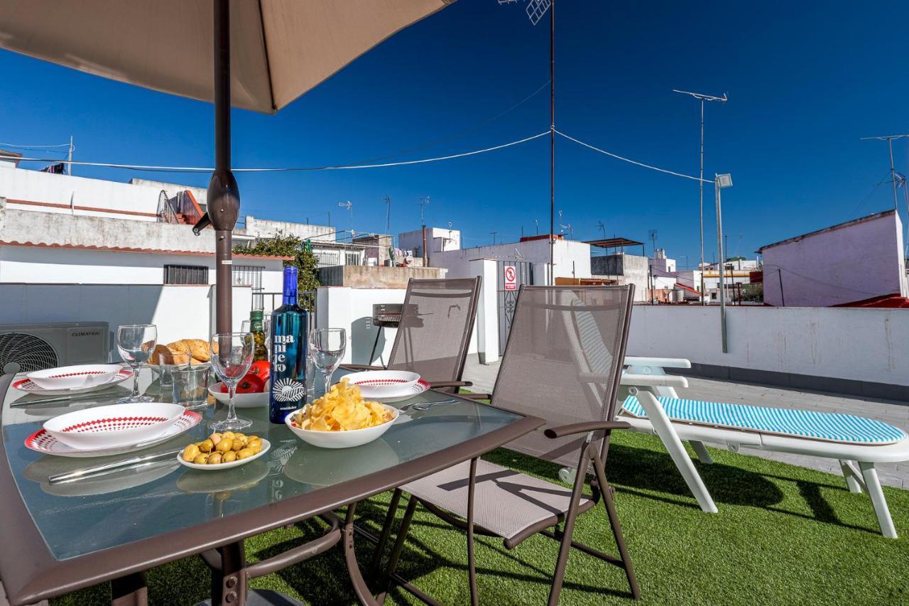 Camas casa a 5 min de Sevilla com piscina Dış mekan fotoğraf